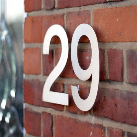 metal house numbers australia|stainless steel house numbers.